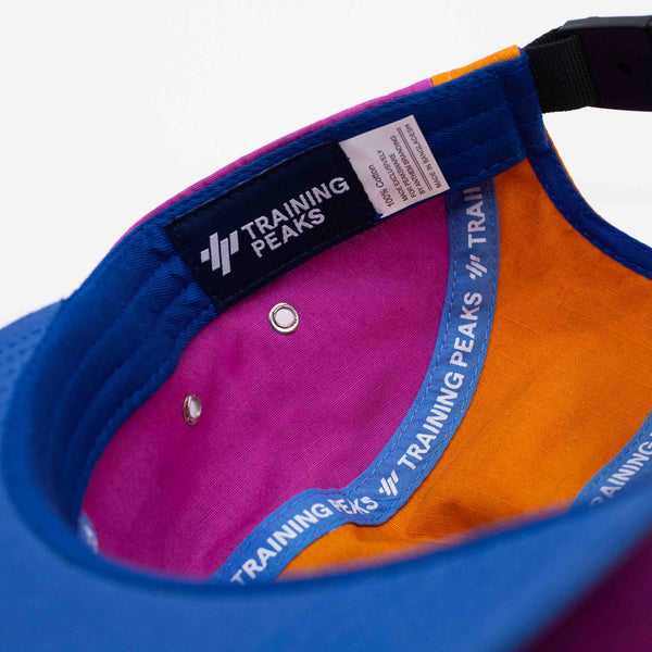 Custom Camper Hat - Blue, Orange & Pink