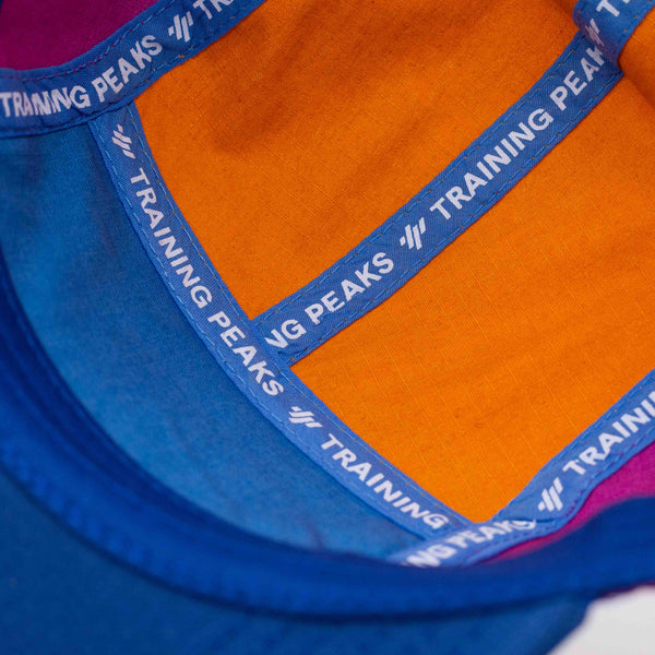 Custom Camper Hat - Blue, Orange & Pink