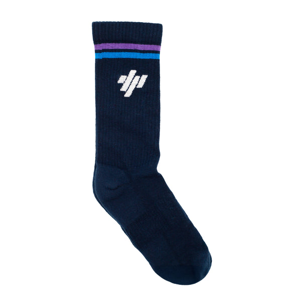 Cotton Athletic Socks - Navy