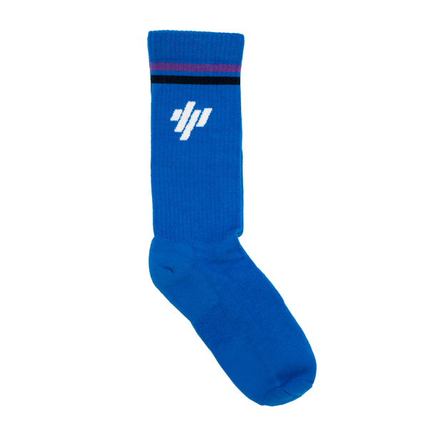 Cotton Athletic Socks - Blue