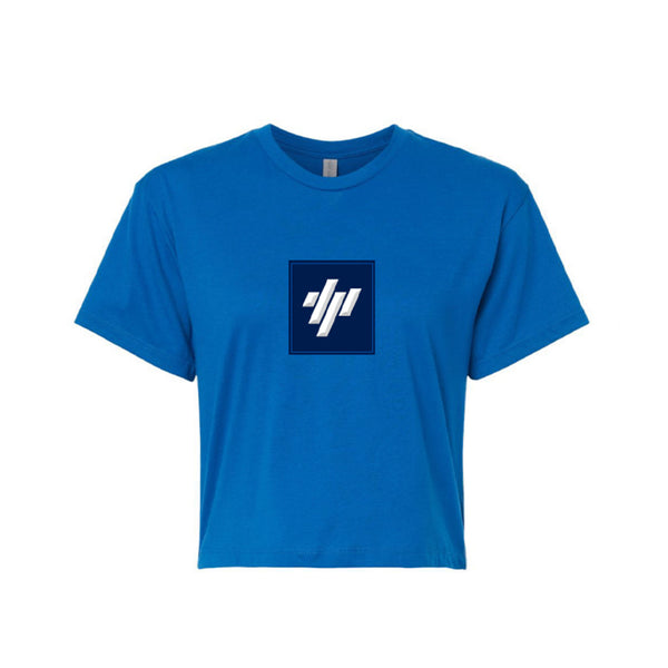 Ladies Crop Top - Royal Blue