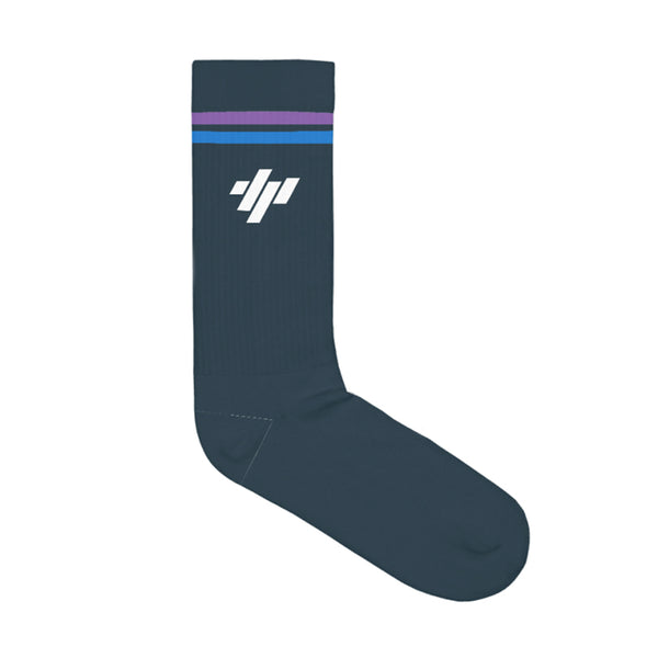Cotton Athletic Socks - Navy