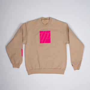 Beige Crewneck Sweatshirt