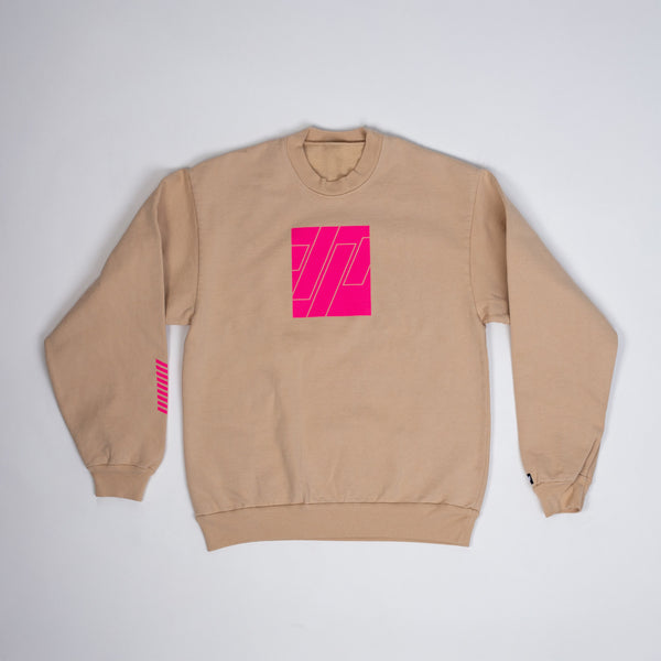 Beige Crewneck Sweatshirt